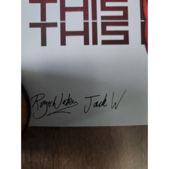 PINK FLOYD’s ROGER WATERS THIS IS NOT A DRILL Lithograph Numbered & Signed W/box - Picture 3 of 7